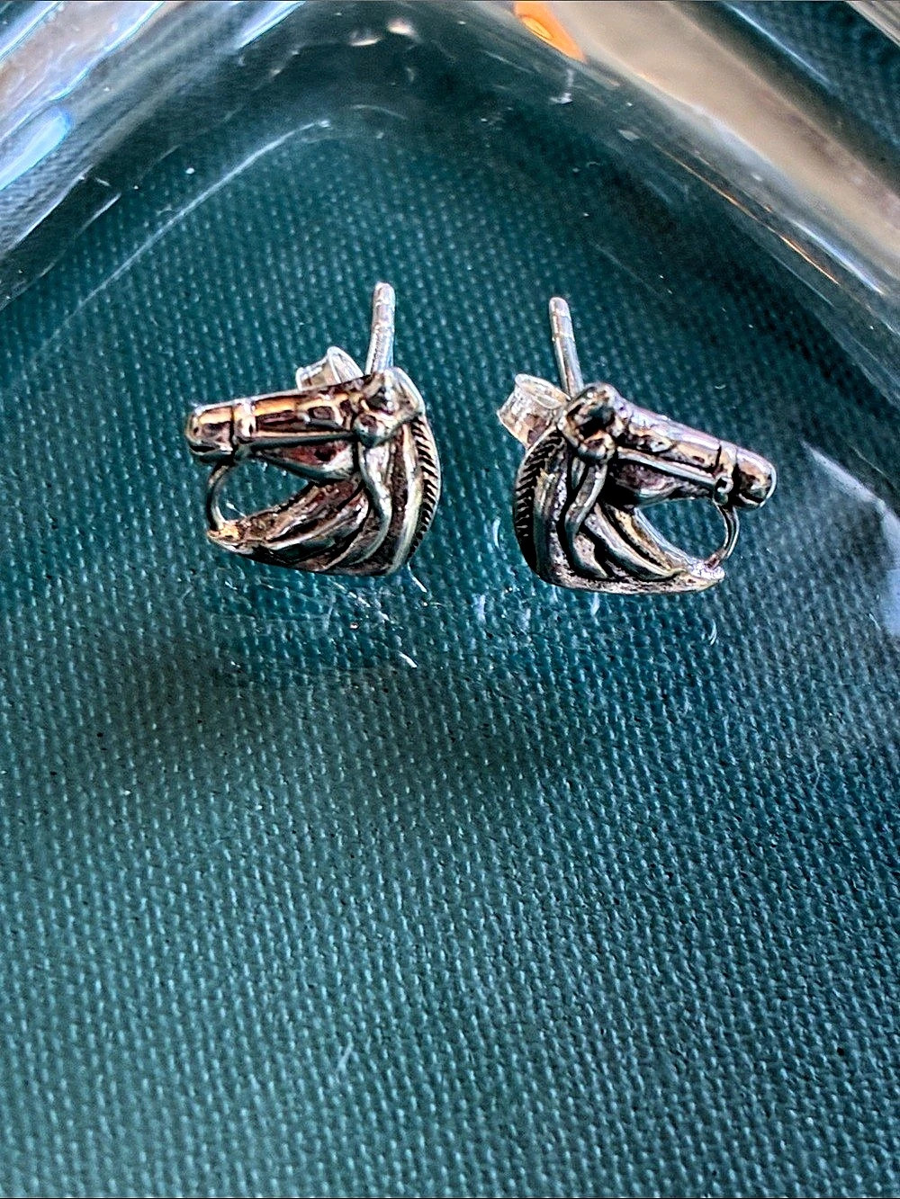 925 Sterling Silver Horse Head 🐴 Studs
